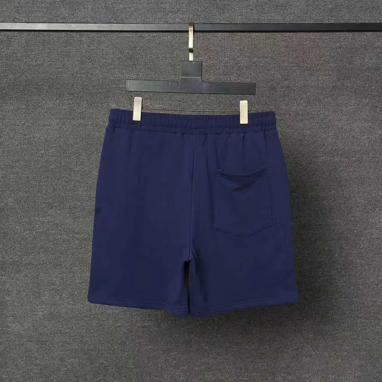 CASABLANCA Casa shorts Printing technology Original development Using gram custom terry fabric Upper body is comfortable Back pocket design Original turning details Made by domestic first-line brands Factory OEM Workmanship is impeccable Wash mark Main wheat Hang tag Complete packaging Sizes S.M.L.XL